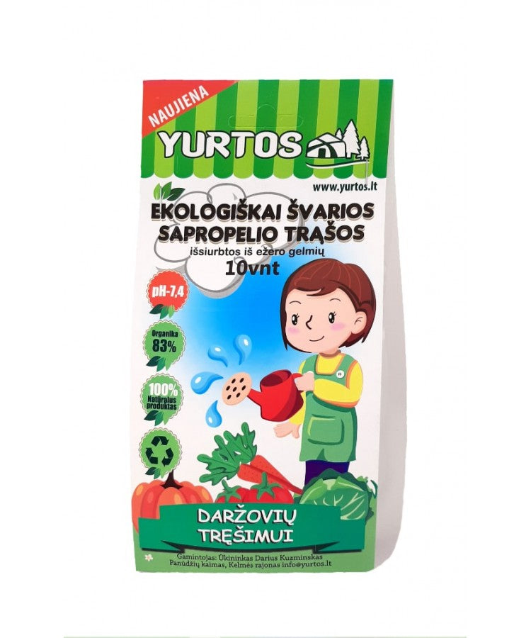 Sapropelio trąšos daržovėms